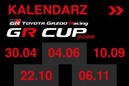 Kalendarz TOYOTA GR Cup 2022